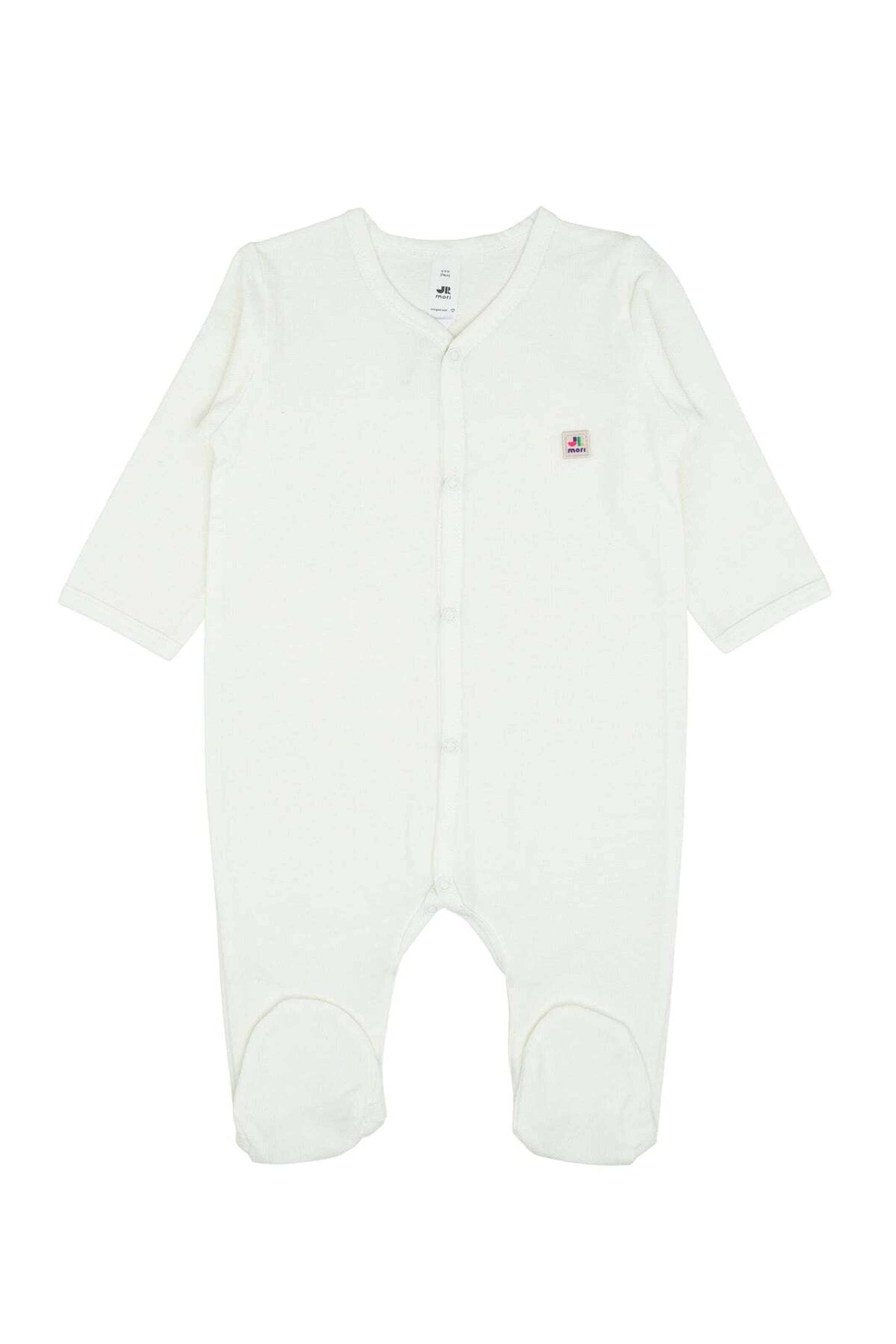 Salopetă de la Jrmori pe alb: față