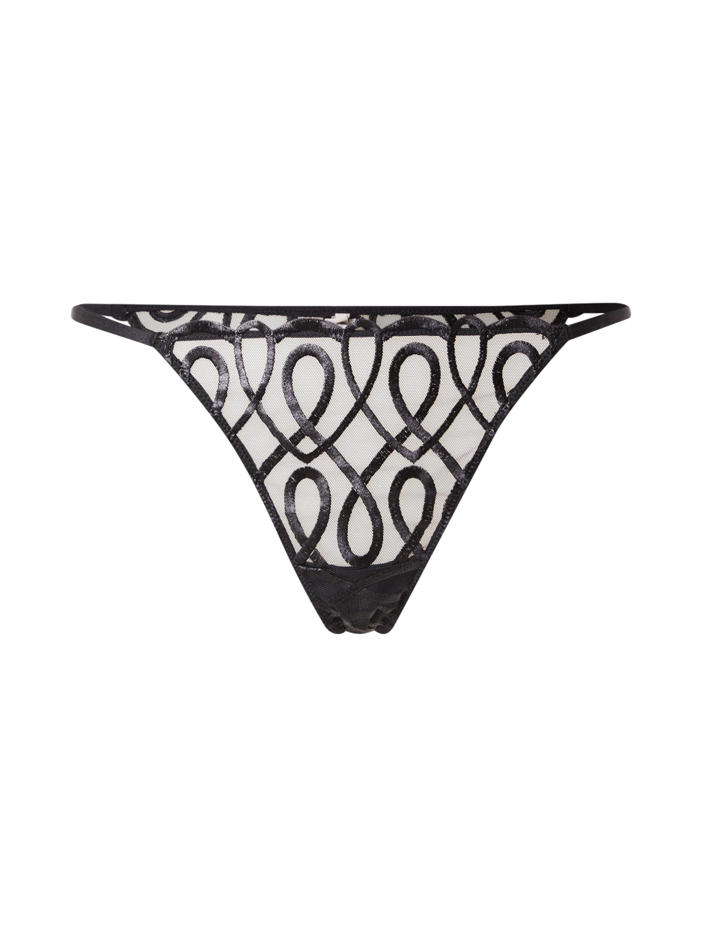 ETAM Tangice 'SUSPENSE' | črna barva: sprednja stran