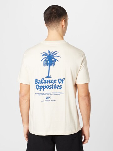 RVCA Shirt 'RADIO PALMS' in Weiß