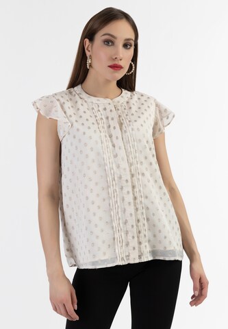 faina Blouse 'Minya' in White: front