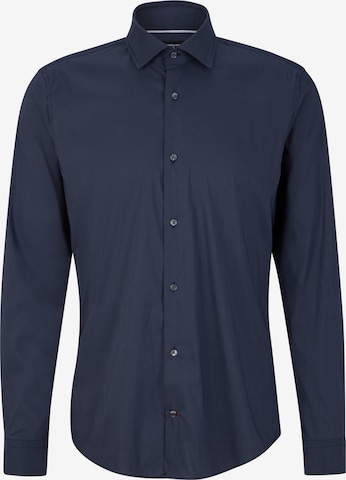 STRELLSON Slim fit Button Up Shirt ' Stan ' in Blue: front