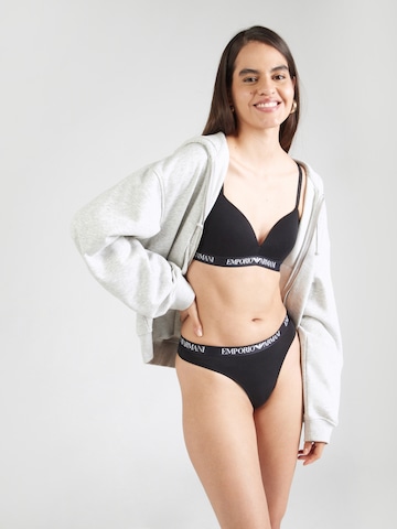 Emporio Armani - Tanga em preto