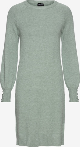 LAURA SCOTT Knitted dress in Green: front
