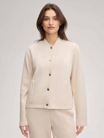 JOOP! Sweatjacke 'Tobina' in Beige: Vorderseite