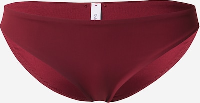 Calvin Klein Swimwear Cueca biquíni em vermelho escuro, Vista do produto