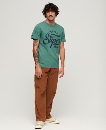 T-Shirt 'Copper' Superdry en vert