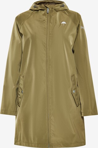 Schmuddelwedda Raincoat in Green: front