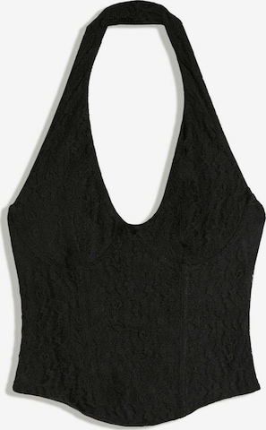Bershka Topp i svart: framsida