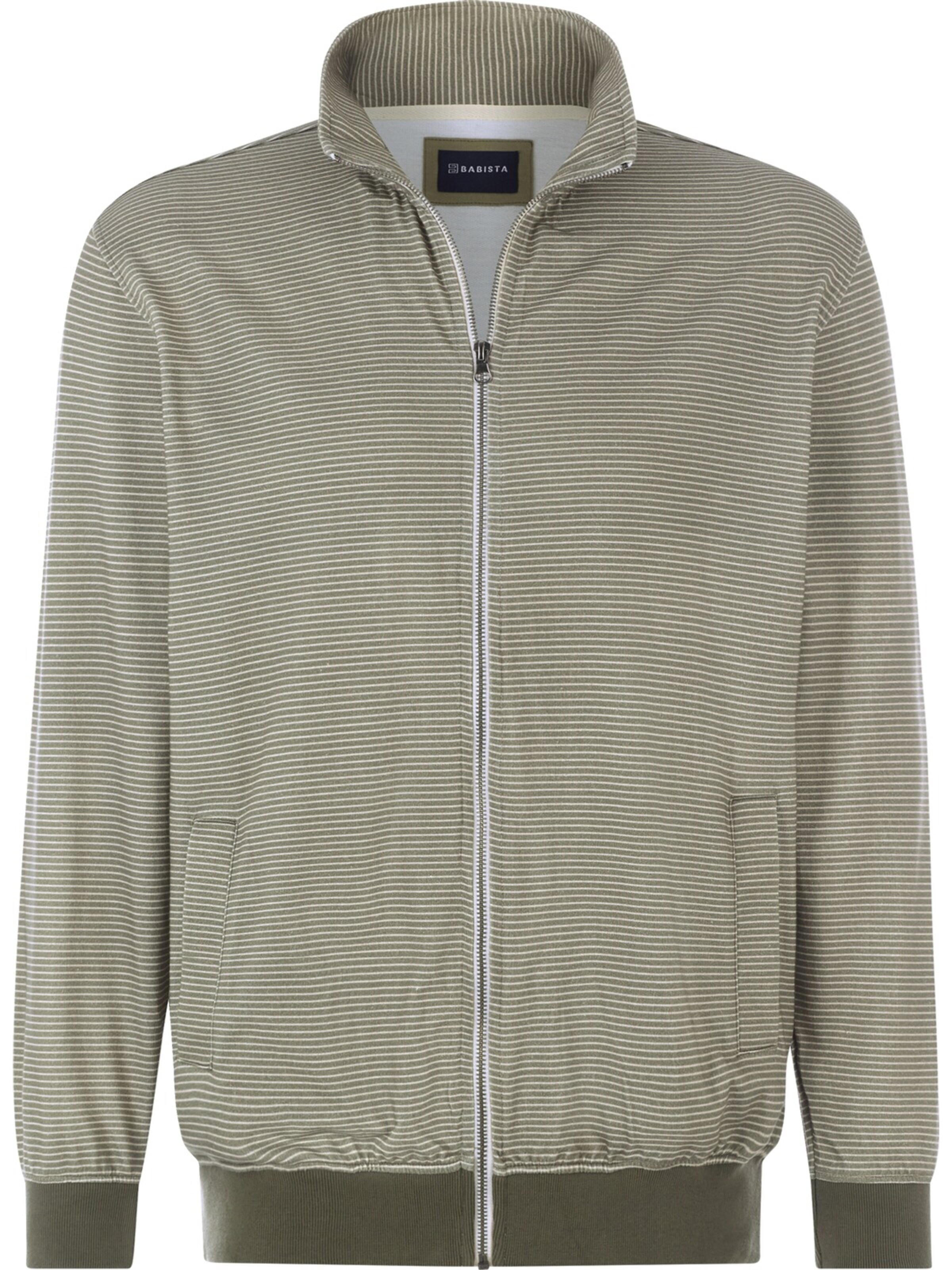 BABISTA Sweatjacke 'Norietta' in Grün: Vorderseite