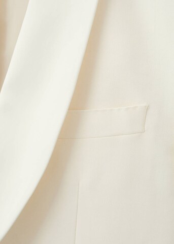 MANGO MAN Slim Fit Sakko 'Cannes' in Weiß