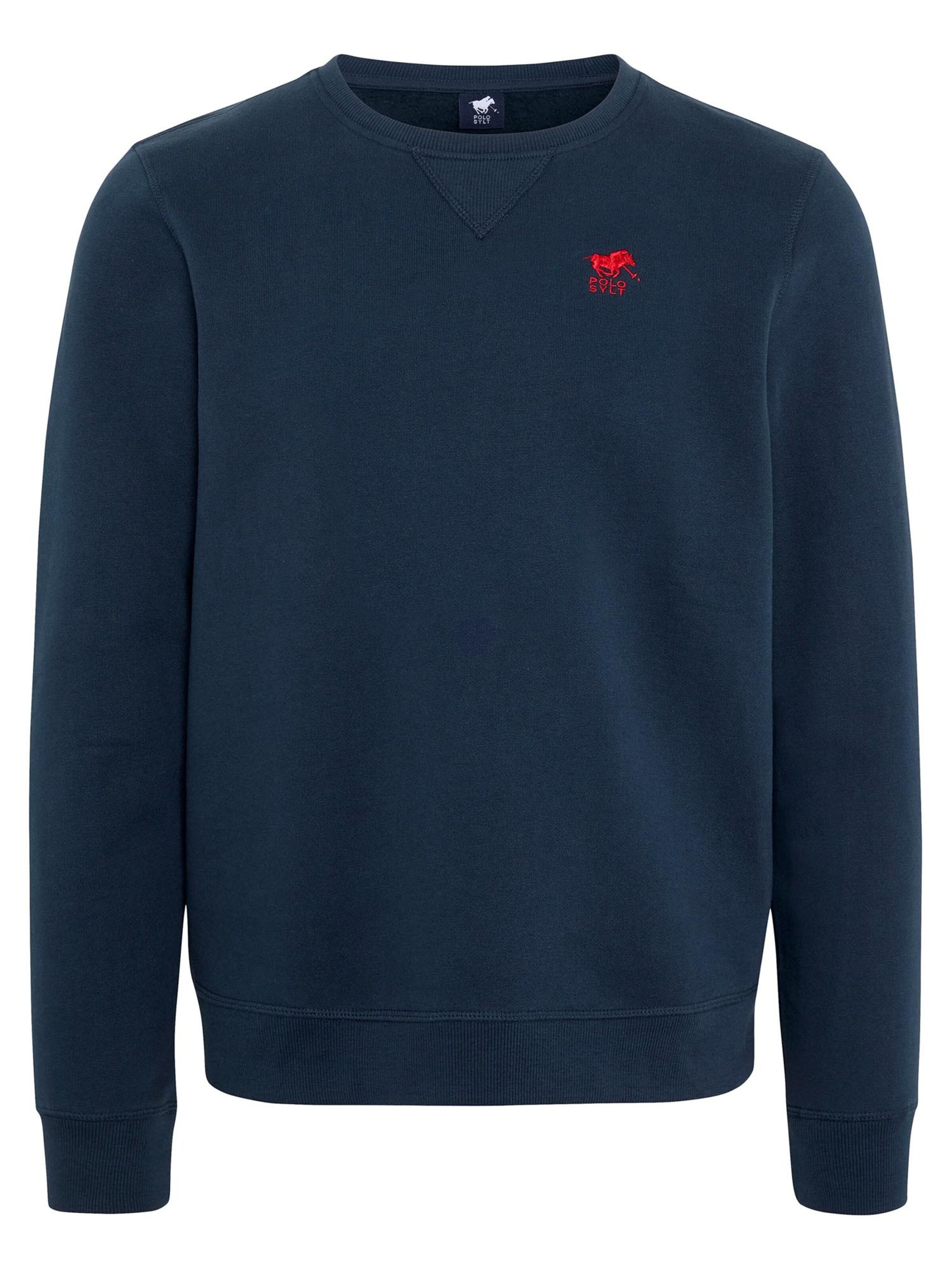 Polo Sylt Sweatshirt 'Basic' in Blue: front