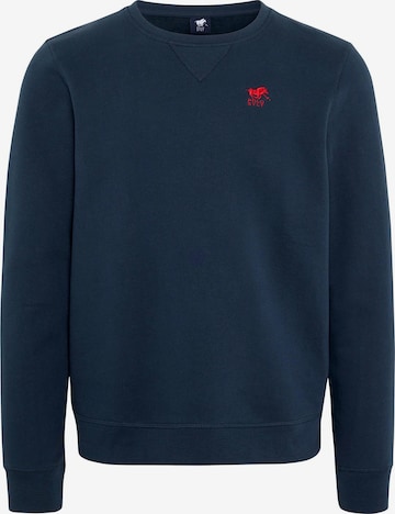 Polo Sylt Sweatshirt 'Basic' in Blau: Vorderseite