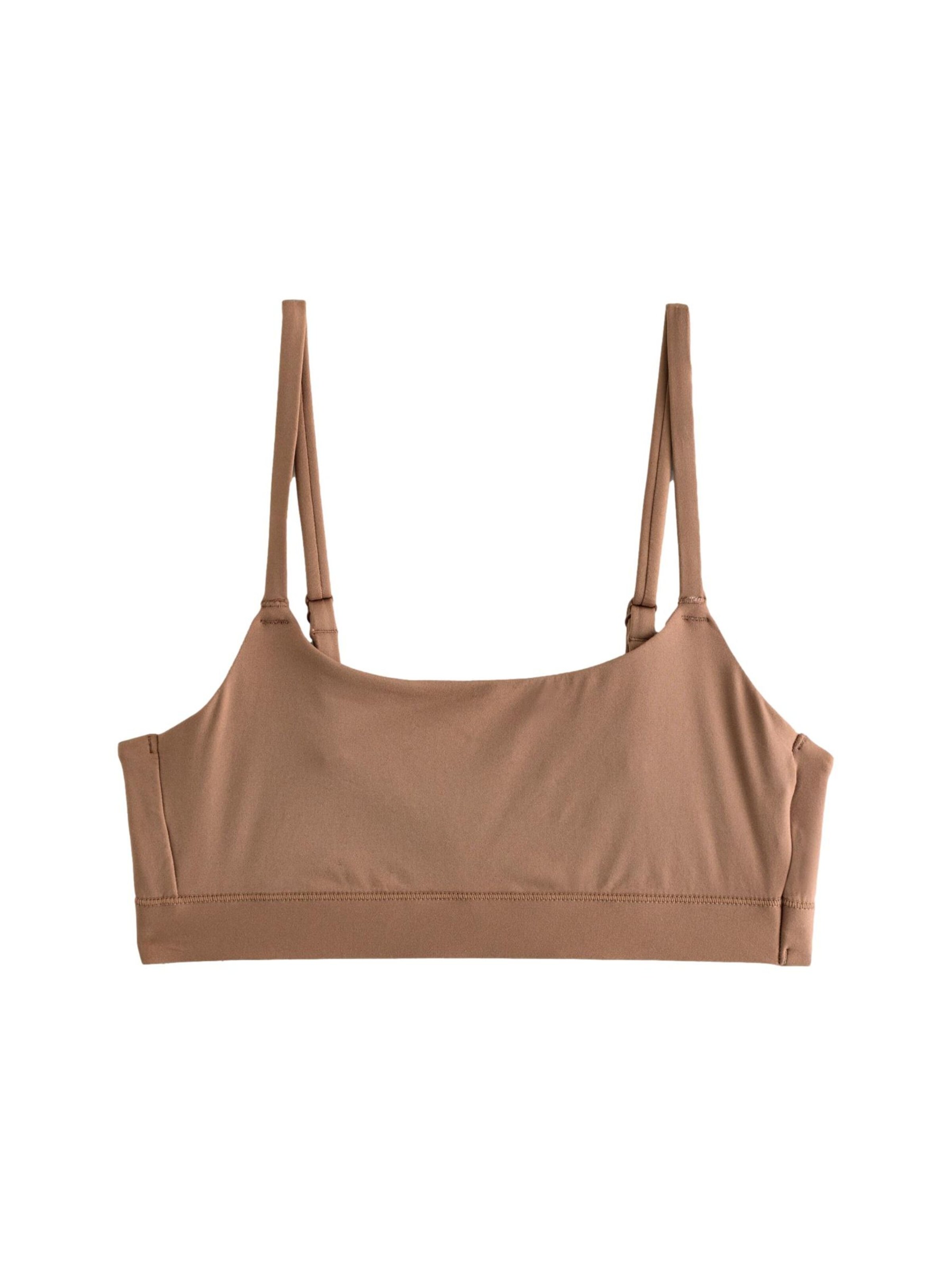 self. Bustier BH in Braun: Vorderseite