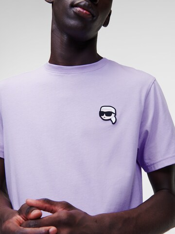 T-Shirt Karl Lagerfeld en violet