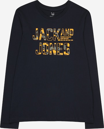 Jack & Jones Junior Tričko 'PEACE WALKER' – modrá: přední strana