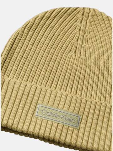Calvin Klein Mütze 'LV04D8053G - CAPPELLO - CALVIN KLEIN'‌ in Gelb