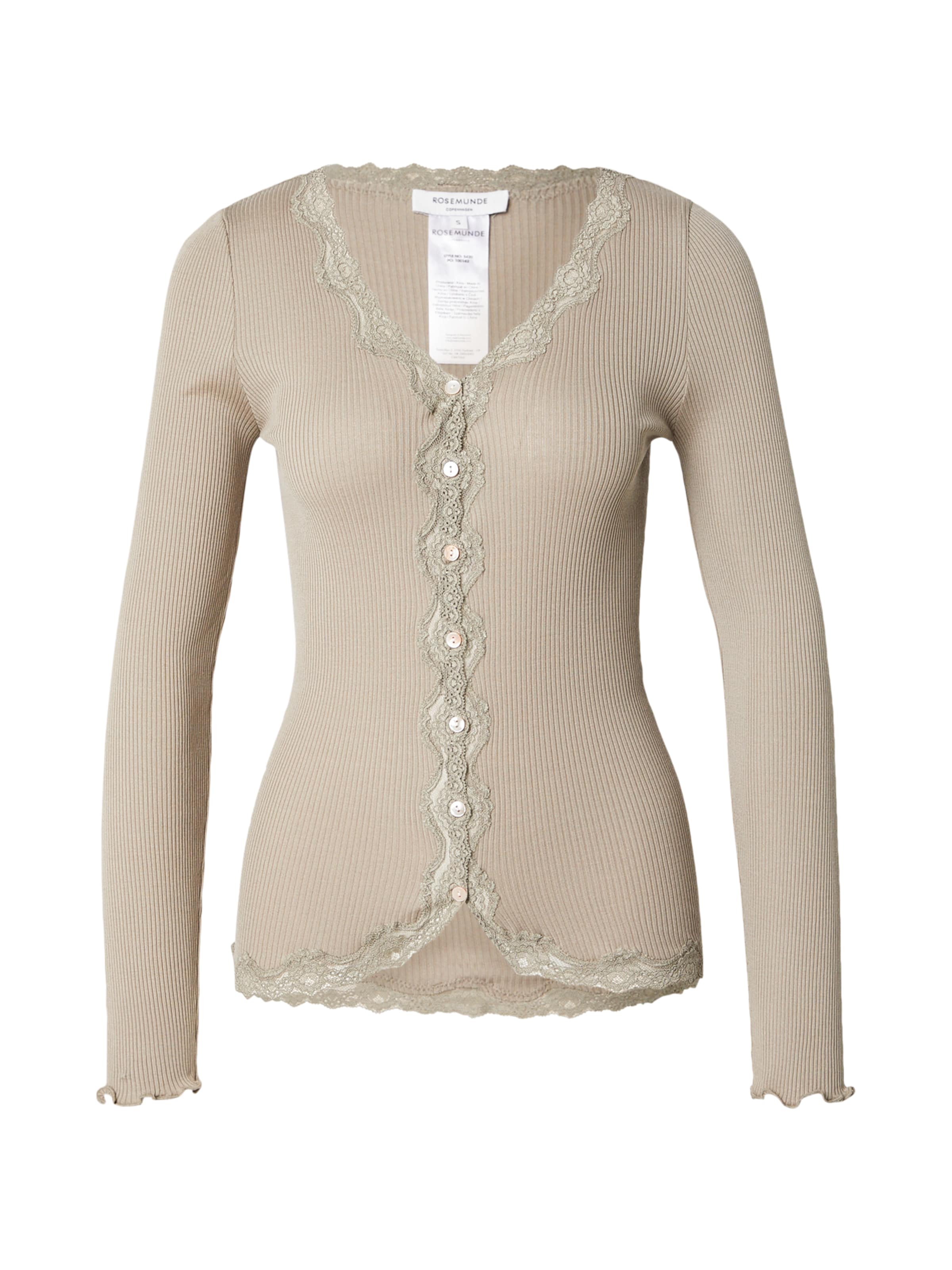 rosemunde - Cárdigan 'Babette' en marrón: frente