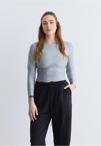 rethinkit studios Shirt 'Nice Spark' in Grey: front
