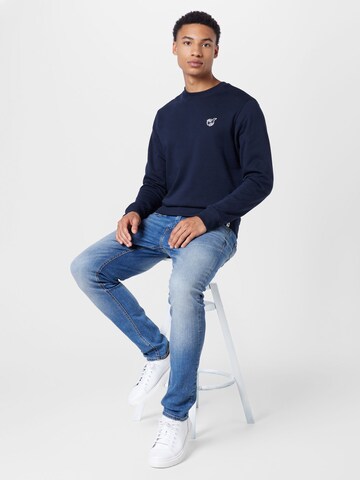 BLEND Slimfit Jeans i blå