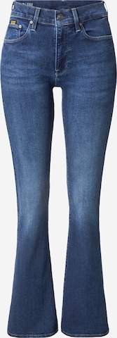 Flared Jeans '3301' di G-STAR in blu: frontale