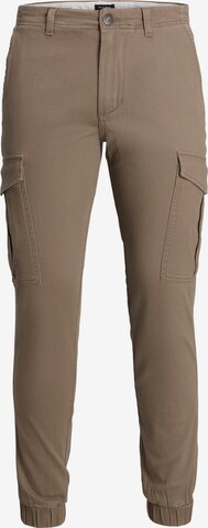 JACK & JONES Cargo Pants 'Marco Joe' in Brown: front