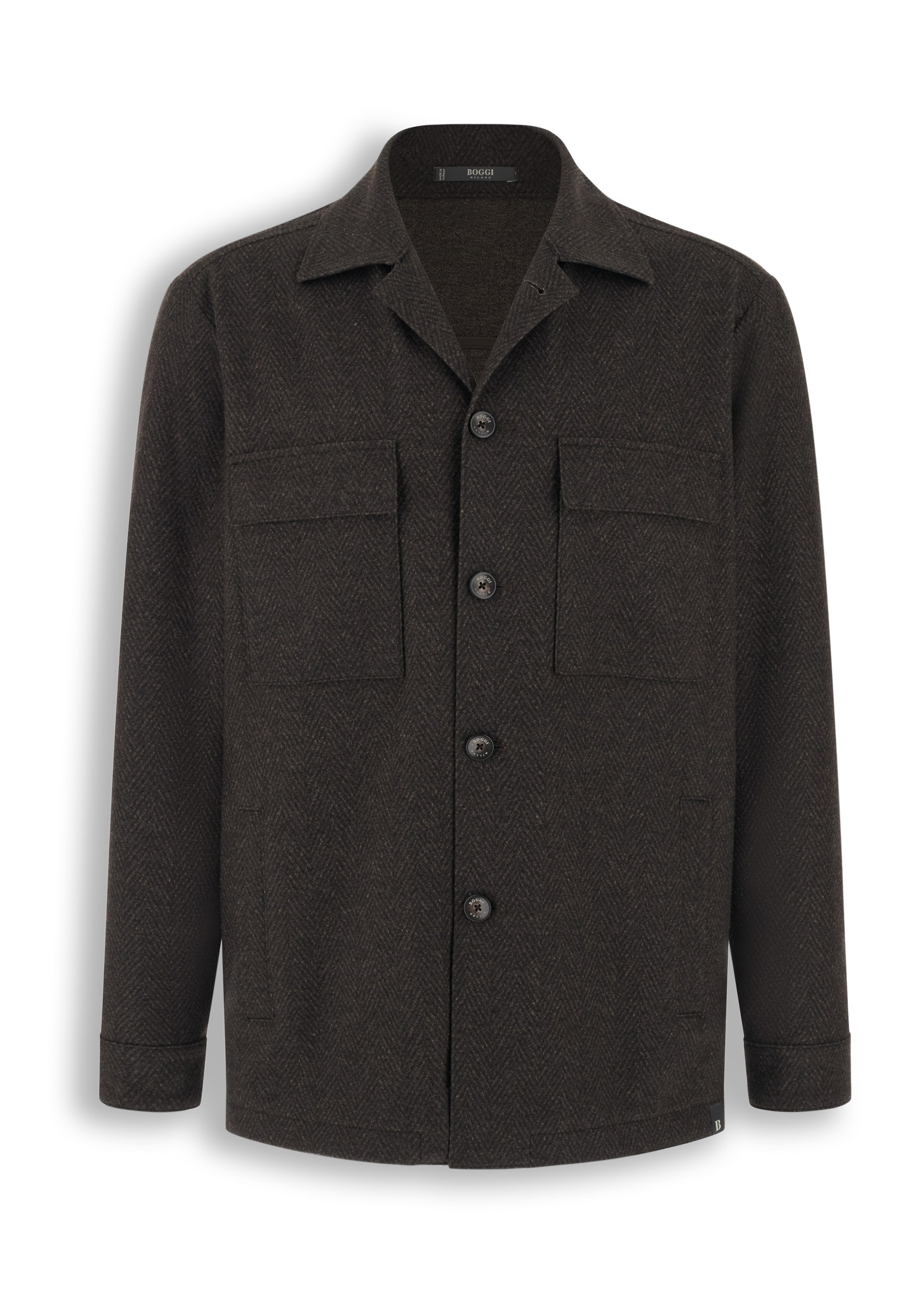 Boggi Milano Jacke in Braun: Vorderseite