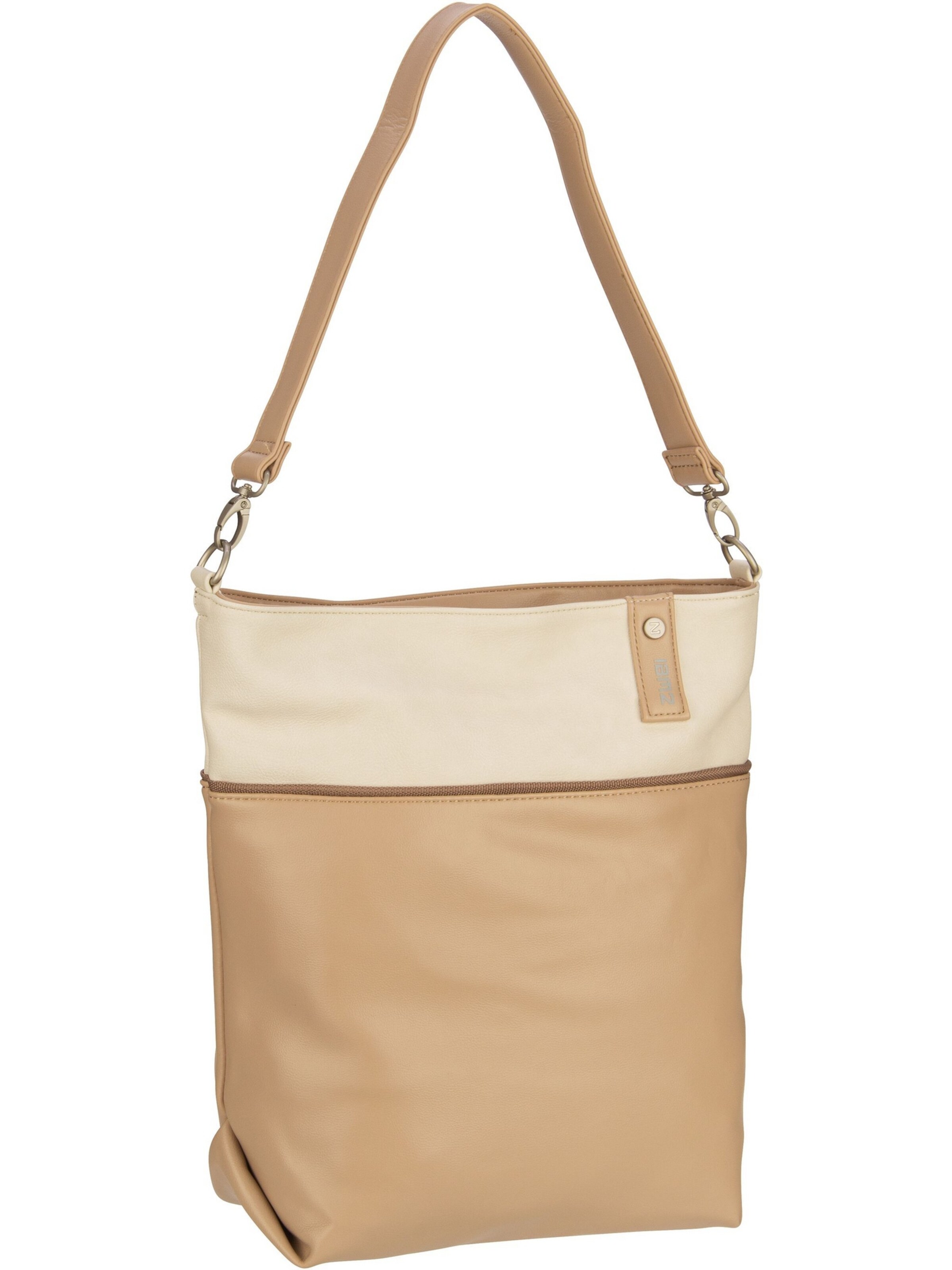 ZWEI Schoudertas 'Jana J12' in Beige: voorkant
