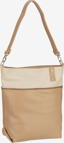 ZWEI Schoudertas 'Jana J12' in Beige: voorkant