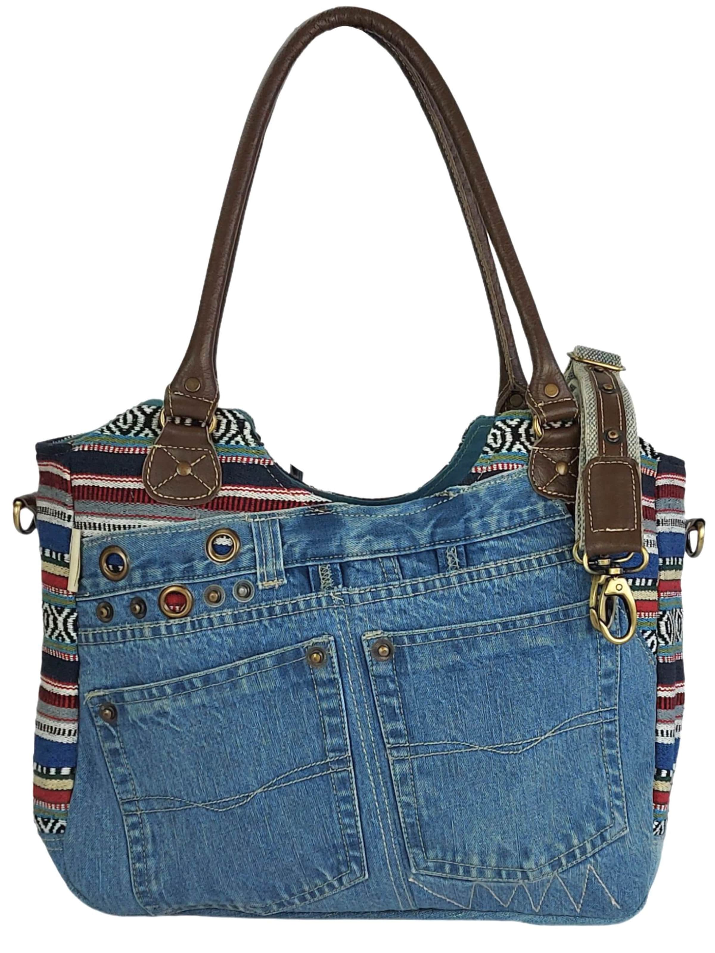 Sunsa Handbag 'Sunsa' in Blue: front