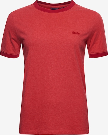 Superdry T-Shirt 'Ringer' in Orange: predná strana