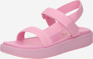 HUGO Sandal 'Emma' i rosa: framsida