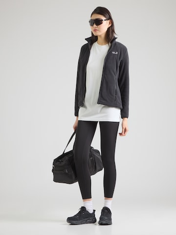 JACK WOLFSKIN Λειτουργικό μπλουζάκι 'LIVE WILD' σε λευκό