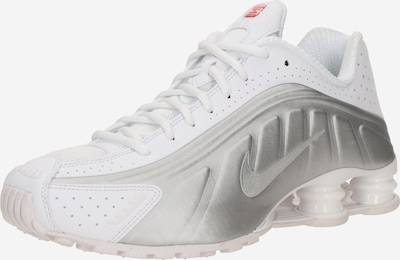 Nike Sportswear Matalavartiset tennarit 'SHOX R4' värissä hopea / valkoinen, Tuotenäkymä