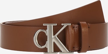 Ceinture Calvin Klein en marron : devant