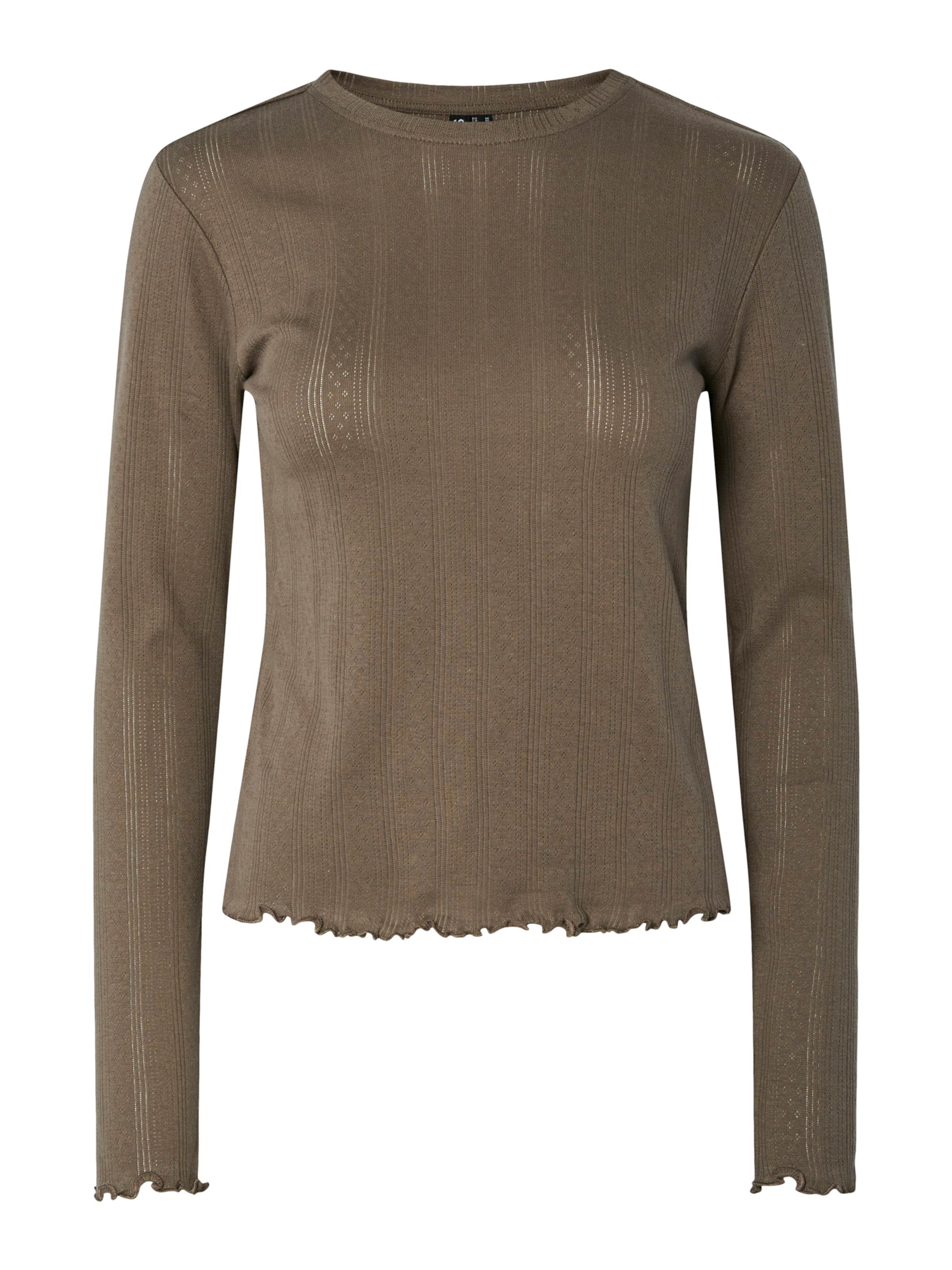 PIECES Shirt in Braun: Vorderseite