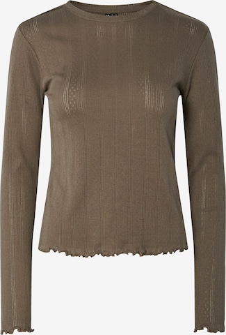 PIECES Shirt in Braun: Vorderseite