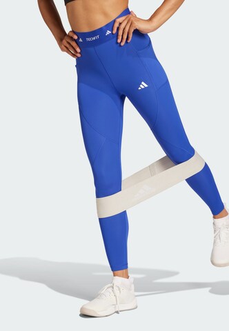 ADIDAS PERFORMANCE Skinny Leggings in Blue