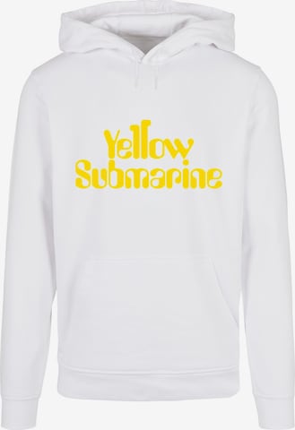 Merchcode Sweatshirt 'Yellow Submarine - Headline' in White: front