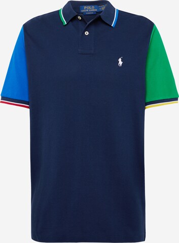 Tricou de la Polo Ralph Lauren pe albastru: față