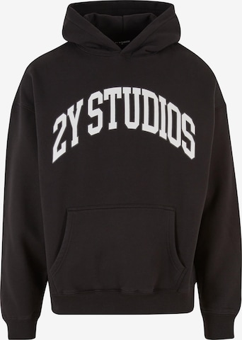 2Y Studios Sweatshirt in Zwart: voorkant