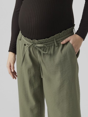 MAMALICIOUS Loose fit Pants 'Diaz' in Green