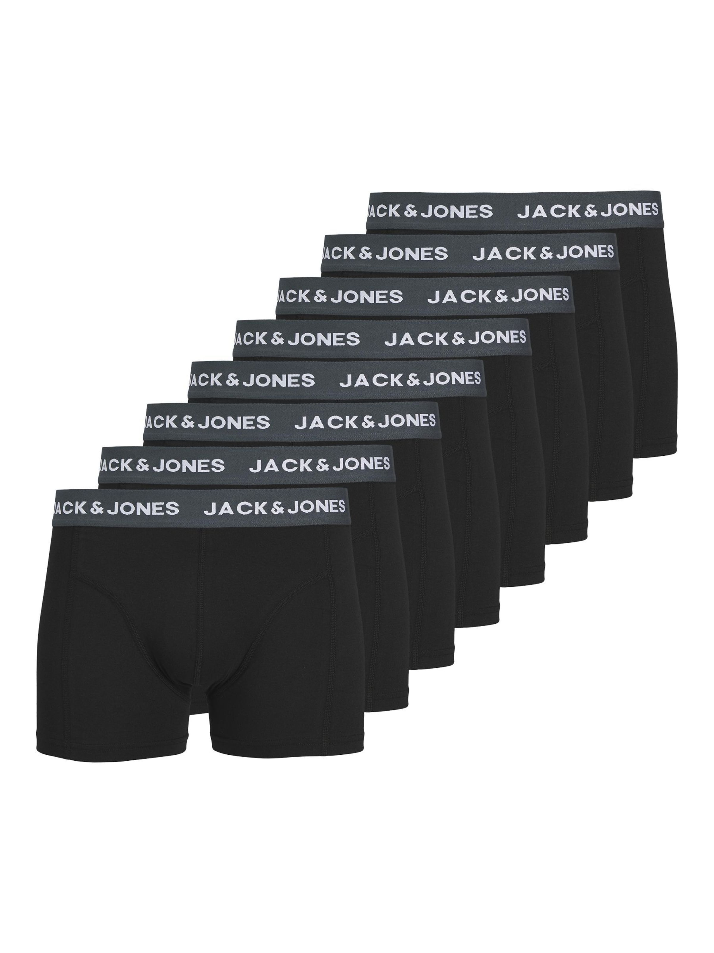 JACK & JONES Boxershorts in Zwart: voorkant