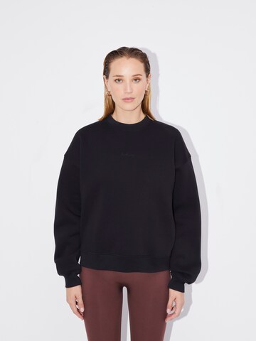 Sweat-shirt 'Nuria' LeGer by Lena Gercke en noir : devant