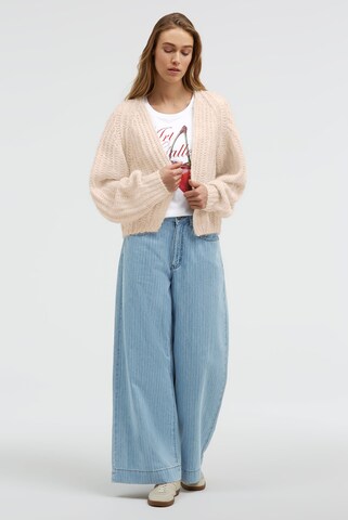 SENSES.THE LABEL Knit Cardigan in Beige