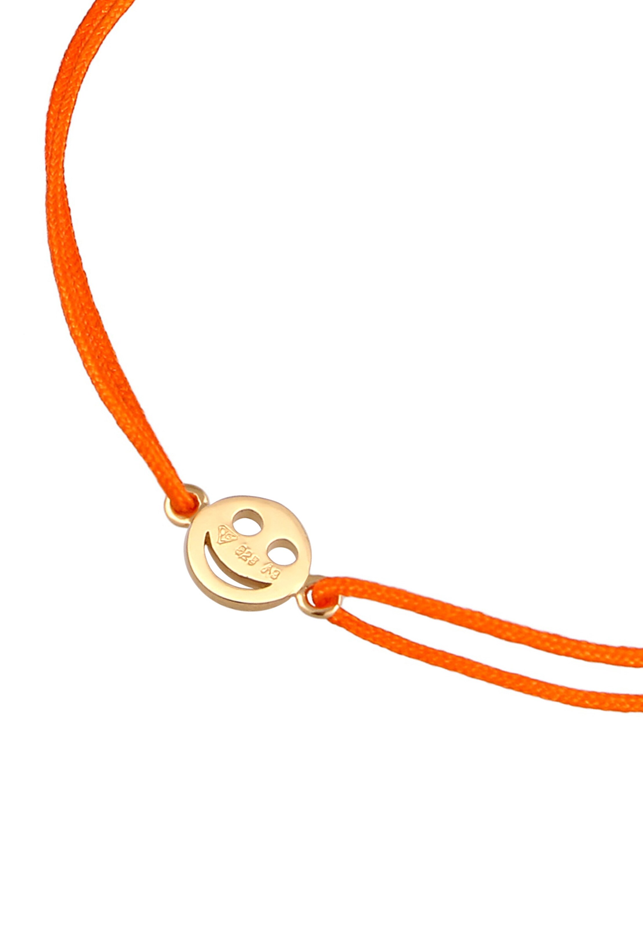 Bracelet 'Smiling Face' ELLI en orange