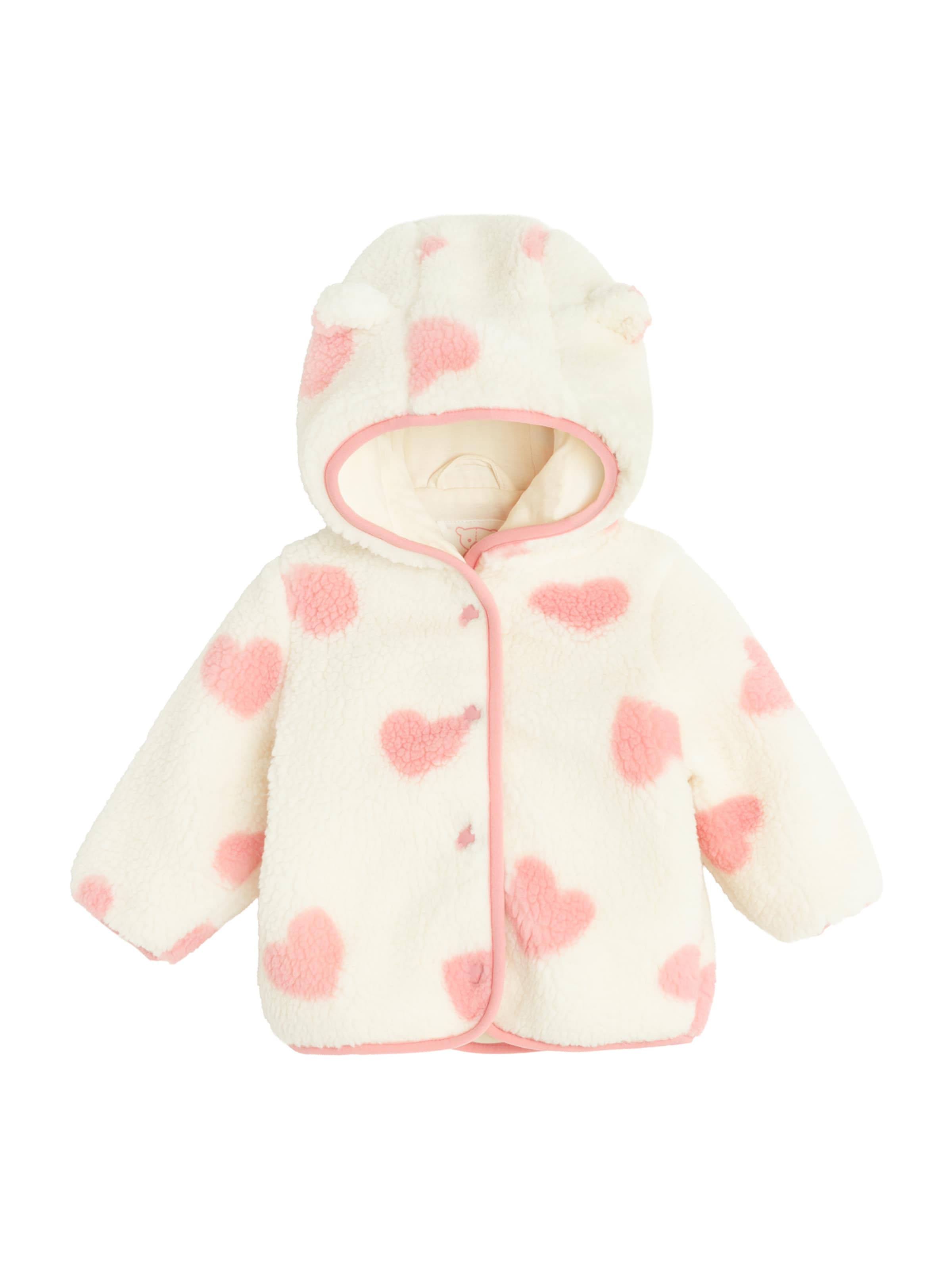 Cool Club Fleecetakki värissä beige: etupuoli