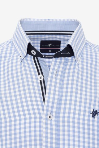 DENIM CULTURE Regular fit Button Up Shirt ' TONEY ' in Blue