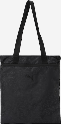PUMAShopper torba - crna boja: prednji dio