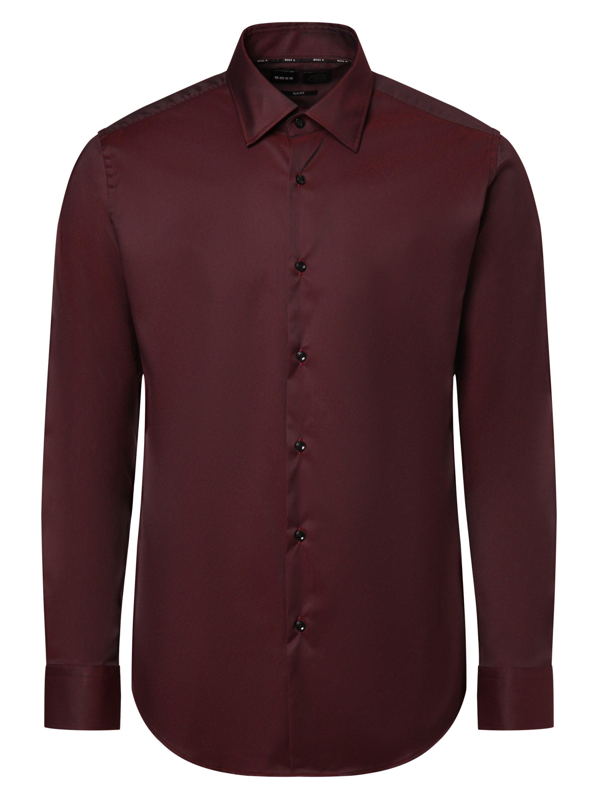 BOSS Slim fit Button Up Shirt in Red: front
