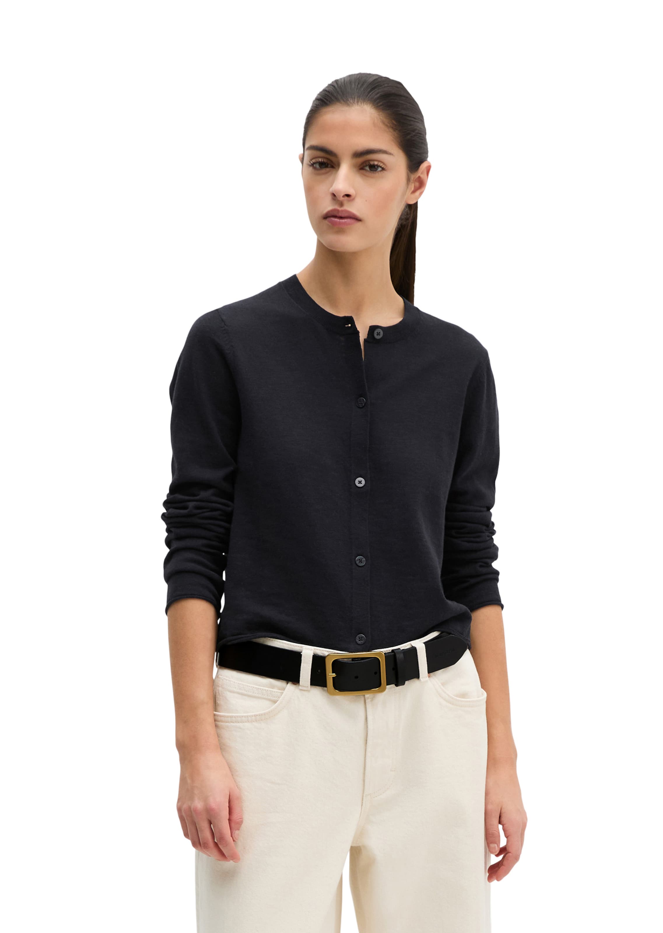 Marc O'Polo Knit cardigan in Blue: front